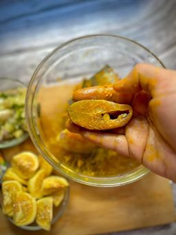 ဇလုံကြီး_ငါးရွှေငရုတ်သီးရခိုင်ချက် 