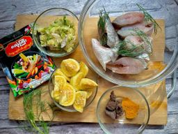 ဇလုံကြီး_ငါးရွှေငရုတ်သီးရခိုင်ချက် 