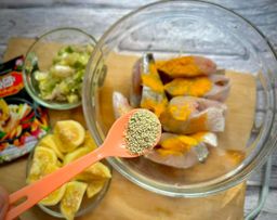 ဇလုံကြီး_ငါးရွှေငရုတ်သီးရခိုင်ချက် 