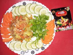 ဇလုံကြီး_ငါးရွှေငရုတ်သီးရခိုင်ချက် 