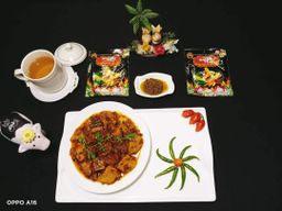 ဇလုံကြီး_ငါးရွှေငရုတ်သီးရခိုင်ချက် 