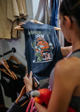 Top Tank Warrior Mind Crew - Azul Marino