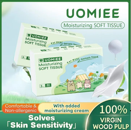 [CARTON]  Uomiee Moisturizing Soft Tissue