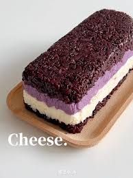 紫米芋泥奶酪砖