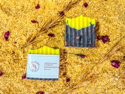 Geranium, lemon & charcoal soap