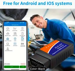 Compact OBD2 Car Diagnostic Scanner - USB Powered, No Battery Required