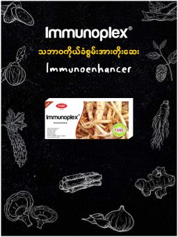 Fame_Immunoplex (သဘာဝကိုယ်ခံစွမ်းအားတိုးဆေး)