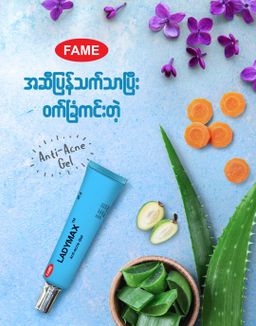 Fame_Ladymax Anti-Acne Gel (ဝက်ခြံလိမ်းဂျယ်လ်)