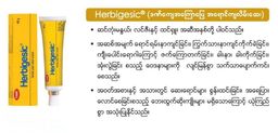 Fame_Herbigesic (ဒဏ်ကျေအကြောပြေအရောင်ကျလိမ်းဆေး)