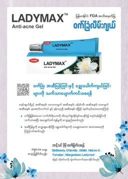 Fame_Ladymax Anti-Acne Gel (ဝက်ခြံလိမ်းဂျယ်လ်)