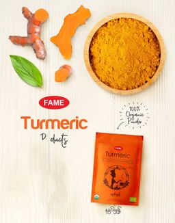 Fame_Organic Turmeric Powder (အော်ဂဲနစ် နနွင်းမှုန့်)