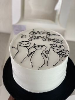 2 layers whipped cream cake