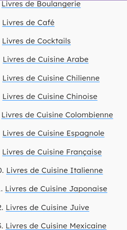 5 Livres De Cuisine Et Boissons