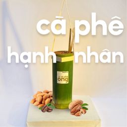 cà phê sữa hạnh nhân ống