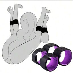 Menottes de poignet et de cuisse de bondage sexuel