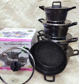10 pcs BOSCH granite cookware