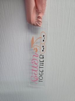 Permanent Vinyl Acrylic Bookmarks (Square top)