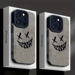 2024 New Smiling Devil Phone Case - Stylish And Protective Cover for Iphone 15 Pro Max / Black