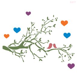R677_Branches Wall Stencil
