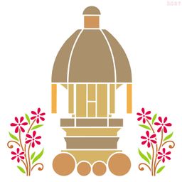 R027_Home Decor Wall Stencil