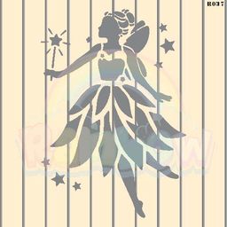 R037_Angel Wall Stencil