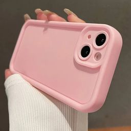 Anti-fall Mobile Phone Case for iPhone 15 Pro / Pink 