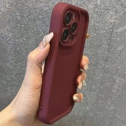 Anti-fall Mobile Phone Case for iPhone 14 Pro / Burgundy