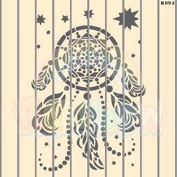 R094_Home Decor Wall Stencil