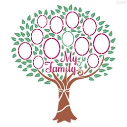 R095_Family Tree Wall Stencil