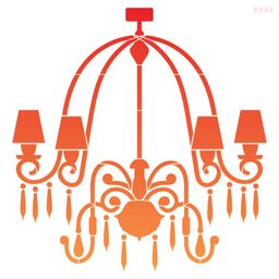 R559_Hand Light Wall Stencil