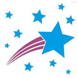 R691_Shooting Star Wall Stencil