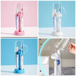 Adjustable Toothbrush Holder With Gargle Cup