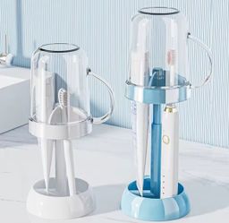 Adjustable Toothbrush Holder With Gargle Cup