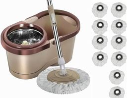 Metallic magic spin mop