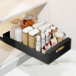 Pull out cabinet organizer
