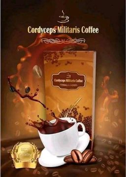 Café cordyceps Contre la fatigue; bonne qualité de sperme; Renforce la puissance sexuelle, (10 sachets)