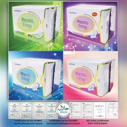 Serviettes hygiéniques/carton (19 pièces) ( guérit les infections vaginales) Protège slip/carton (16 pièces) (Avec anion, guérit les infections vaginales)