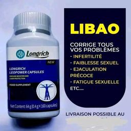 Libao (Compléments de fertilité pour homme, 160 comprimés)