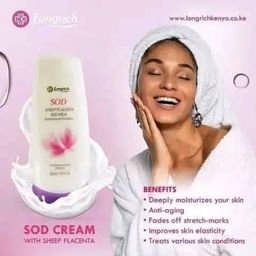 Lait de corps (placenta de mouton) 200ml (N’éclaircie pas, ne noircie pas, maintient un teint naturel ; fait briller la peau)