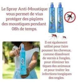 Anti-moustique (Arôme de fleurs, à pulvériser sur les parties exposées du corps 195ml)