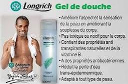 Gel de douche 300ml (Adapté à tout type de peau, parfumé , contient des extraits de thé vert …)