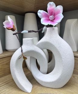 14cm & 16cm Nordic Doughnut Vase 2 in 1