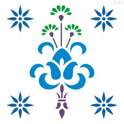 R450_Damask Wall Stencil