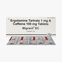 Ergotamine Tartrate1 Mg & Caffeine 100 Mg