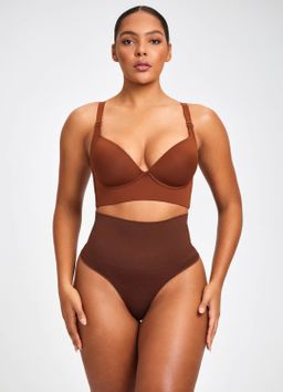 Brown Back Fat Bra 