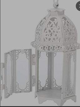 Vintage hanging candle holder 