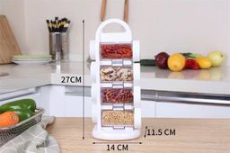 9pcs revolving spice set (8shakers 1 revolving stand)