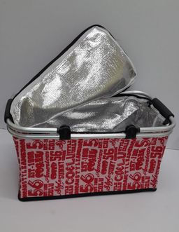 💠 FOLDABLE coloured insulated picnic storage bag