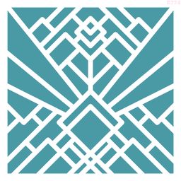 R774_Tiles Wall Stencil