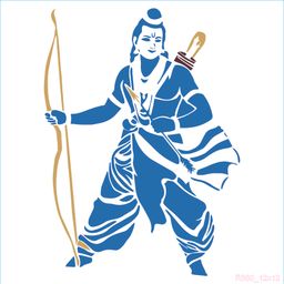 R880_Sri Raman Wall Stencil